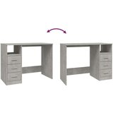  Radni stol siva boja betona 102x50x76 cm konstruirano drvo | shoptok.hr