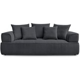 Bobochic Paris Temno siva sedežna garnitura iz šenilje 237 cm Whesley – | Shoptok.si