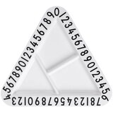 Design Letters otroški deljeni krožnik za prigrizke triangular Cene