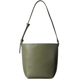 Calvin Klein Jeans Ročne torbice Emblem Aop Medium Bucket Zelena Cene