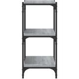 Ormarić za knjige boja hrasta 100x33x70,5 cm od drva i čelika | shoptok.hr
