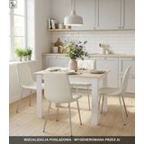 Libra stolica - bež tkanina / kromirane noge x 1 | shoptok.hr