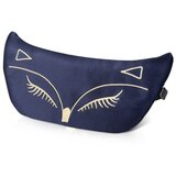 INF Vezena svilena maska za oči za spanje NavyBlue, (21685451) | Shoptok.si