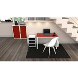 Paperflow Kompaktna pisalna miza easyDesk®, VxŠxG 750 x 1140 x 600 mm, antracitne barve | Shoptok.si