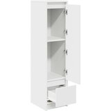 vidaXL Visoka ploča bijela 29,5x34x119,5 cm izrađeno drvo | shoptok.hr