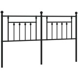 Maison Chic kovinsko posteljno vzglavje - vzglavna omarica - nočna omarica črno 180 cm, (21704388) Cene