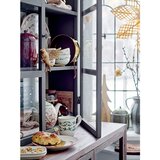 Bloomingville Siva stenska vitrina iz masivne jelke 85x100x25 cm Tone – | Shoptok.si