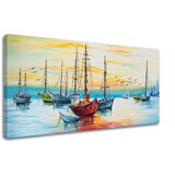  Slike na platnu LADJE 1-delna XOBFB610E1 (kolekcija slik LIPA) | Shoptok.si