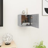 Maison Chic Stenska TV omarica - TV stojalo - Televizijska omarica betonsko siva 30,5x30x30 cm, (21702300) | Shoptok.si