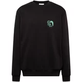 Makia Sweater majica 'Snakebite' tamno zelena / crna