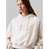Calvin Klein Jeans Majica 'CHENILLE' svetlo bež | Shoptok.si