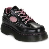 Dr. Martens Čevlji Derby BUZZ 5 EYE SHOE BLACK MILLED GLOSS Črna Cene