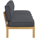  Set sofe Antracit 240 x 92 x 69 cm Čvrsto drvo akacije | Eponuda.ba