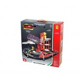 Burago ferrari 1:43 r p racing garage, incl. 1 car BU30197 cene