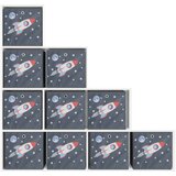  Sklopive kutije za pohranu 10 kom sive 32x32x32 cm od tkanine | shoptok.hr
