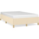 vidaXL Posteljni okvir krem 120x190 cm tkanina Cene
