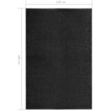  Otirač perivi crni 120 x 180 cm | shoptok.hr