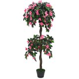  Umjetna Biljka Rododendron s Posudom 155 cm Zeleno-ružičasta | shoptok.hr