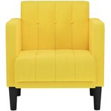 SOFA s naslonima za ruke svijetložuta 53 cm tkanina | Eponuda.com