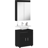  Set namještaja za kupaonicu TULUM 2 pcs Crna 60 x 34 x 63 cm | Eponuda.com