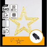 Aigostar LED spoljašnja božićna dekoracija 540xLED/6W/230V IP44 topla bela 45cm zvezda Cene