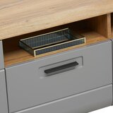 Mömax tv-element auris, barva hrasta, siva | Shoptok.si
