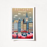Wallity Poster Bretagne Bienvenue En France-1955, 50x70 cm | Eponuda.ba