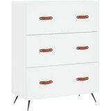  Visoka komoda bijela 69,5x34x180 cm konstruirano drvo | shoptok.hr