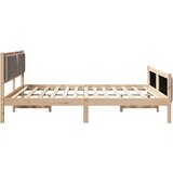  Konstrukcija postelje z vzglavjem Taupe 180 x 200 cm blago, (5000084388) | Shoptok.si