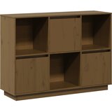  Komoda smeđa boja meda 110,5x35x80 cm od masivne borovine | Eponuda.ba