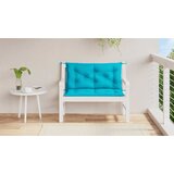  Jastuci za vrtnu klupu 2 kom tirkizni 100x50x7 cm od tkanine | shoptok.hr