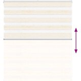 vidaXL zebra senčilo bež marmor 120x100 cm tkanina širina 115,9 cm | Shoptok.si