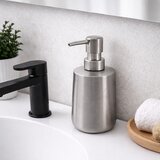 Orion Dozirnik za milo iz nerjavečega jekla v mat srebrni barvi 450 ml – | Shoptok.si