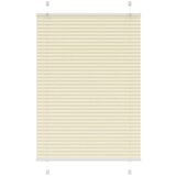 vidaXL Plisirana roleta krem 85x100 cm širina tkanine 84,4 cm | shoptok.hr