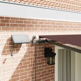 Tenda na ručno uvlačenje s LED smeđa 400 x 300 cm | shoptok.hr