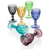 Brandani Komplet 6 kozarcev Diamante Goblet, 250 ml Cene
