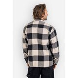 Reell Freeman Srajca check deep black / oatmeal Slike