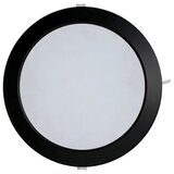 Xled 24W 4000K black Ugradni okrugli LED panel plasticni,2640 Lm, φ296*29mm,otvor 225mm,Ra80,IP20 u