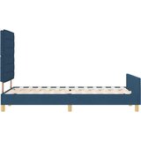  Krevetna konstrukcija s uzglavljem Plava 120 x 200 cm tkanina | shoptok.hr