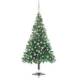  Umjetno osvijetljeno božićno drvce s kuglicama 120 cm 230 grana | shoptok.hr