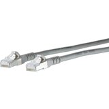 Metz Connect 130845B033-E RJ45 omrežni kabel\, Patch kabel CAT 6a S/FTP 20.00 m siva z zaščitnim zapornim zatičem 1 kos, (20421768) | Shoptok.si
