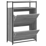 Furnova Omarica za čevlje siva sonoma 75x34x112 cm inženirski les, (21954678) | Shoptok.si