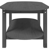  Stolić za kavu sivi 110 x 55 x 45 cm od masivne borovine | shoptok.hr