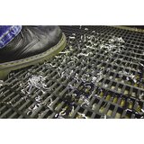 COBA Podloga za preprečevanje utrujenosti iz vinila mat®, dvojno tkana, na tek. m, razmak med zankami 10 x 22 mm, modra | Shoptok.si