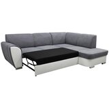 MID.YOU KOTNA SEDEŽNA GARNITURA, velur siva, bela | Shoptok.si