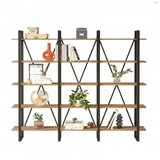 Hanah home ML4 A Polica za knjige 219,6x180x34cm, Smeđa | Eponuda.ba