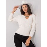 RUE PARIS Sweater-LC-SW-7033.27X-ecru | Shoptok.si