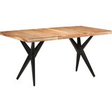  Jedilna miza 160x80x76 cm trden akacijev les, (20710995) | Shoptok.si