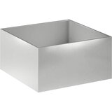  Vrtna saksija Srebrna 80 x 80 x 40 cm Nehrđajući čelik | shoptok.hr