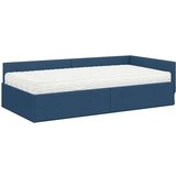  Kotni okvir postelje z matrico Drugo 2 pcs Modra blago, (5000123233) | Shoptok.si